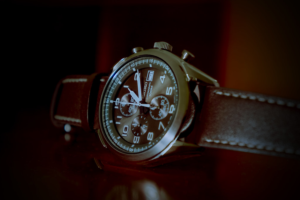 Luxury Wristwatch Close Up